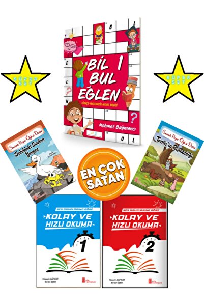 Ata Yayıncılık Bil Bul Eğlen 1.sınıf +hızlı Ve Kolay Okuma Seti+hikayeler