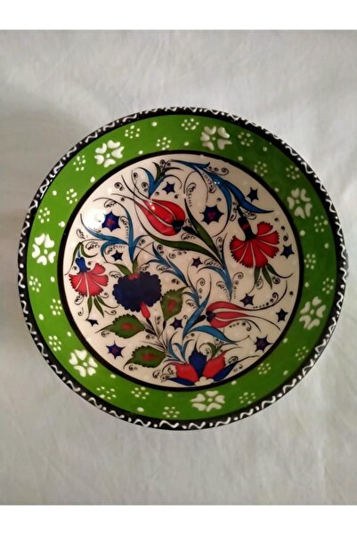 Sultan Çini -çini El Emeği Teşhip Sanatı Özel Tasarım Kabartma Desenli Çini 1...