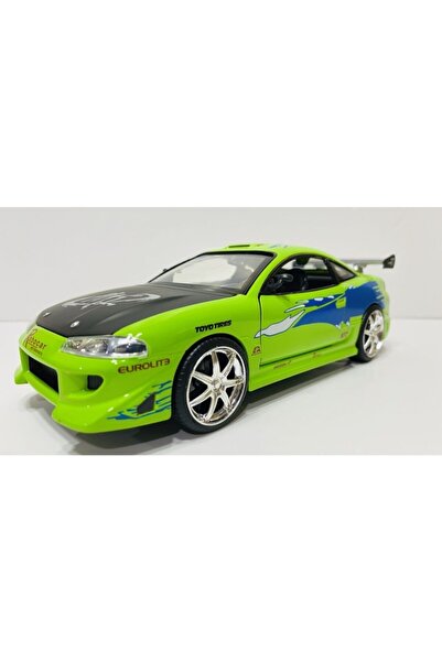 Fast & Full Fast & Furious Brians Mitsubishi Eclipse 1-24 Metal Model Araba H...