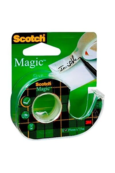 Genel Markalar Scotch Magic Görünmez Bant (ofis Bandı) Kesicili 19mm X 7,5 M ...