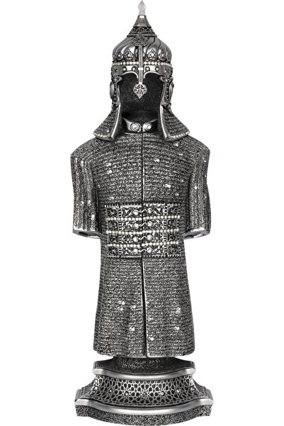 Vipfırsat 3 Boyutlu Osmanlı Askeri Cevşen Zırhlı Döküm Biblo A Kalite 26x9 Cm