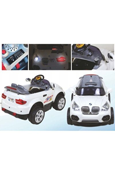Genel Markalar Aliş Uzaktan Kumandalı Tx5 Sport Bmw Model Akülü Araba 12 Volt 12 Amper Beyaz
