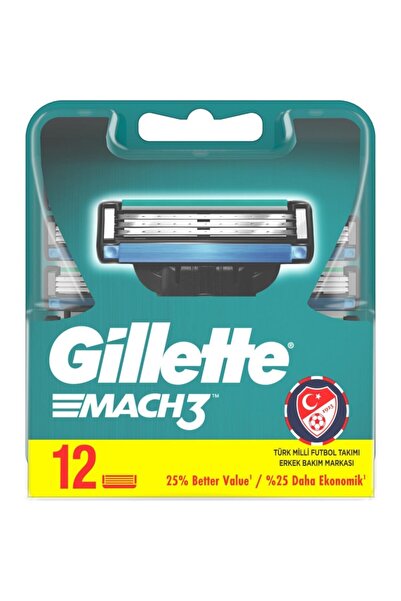 Gillette Gıllette Mach3 Bıcak 12'lı