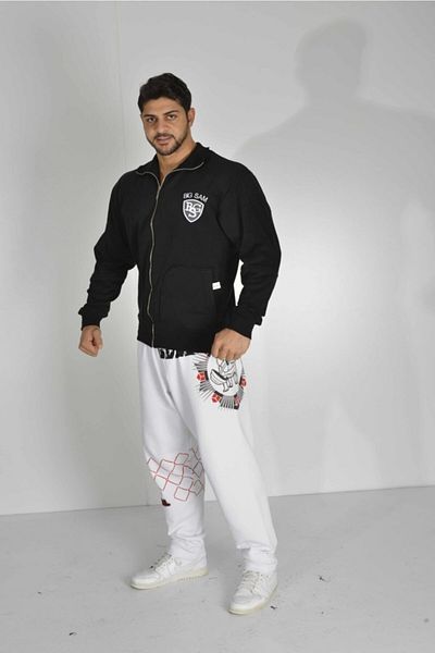 Big Sam Men's Black Zippered Tracksuit 3516