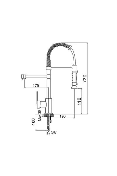 Newarc Newart Industrial Sink Faucet151911
