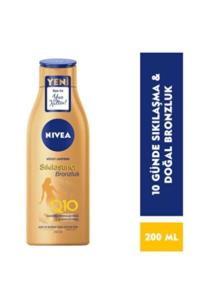 NIVEA Q10 Sıkılaştırıcı + Bronzluk Vücut Losyonu