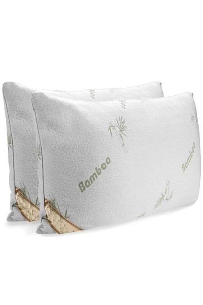 sahanehome Aleo Vera, bambus, husă de pernă anti-transpirație, anti-răcire, pachet de 2 (mixt)