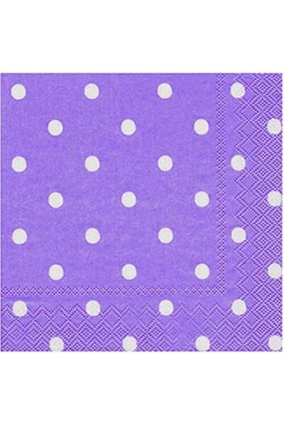 kidspartim منديل منقط أرجواني