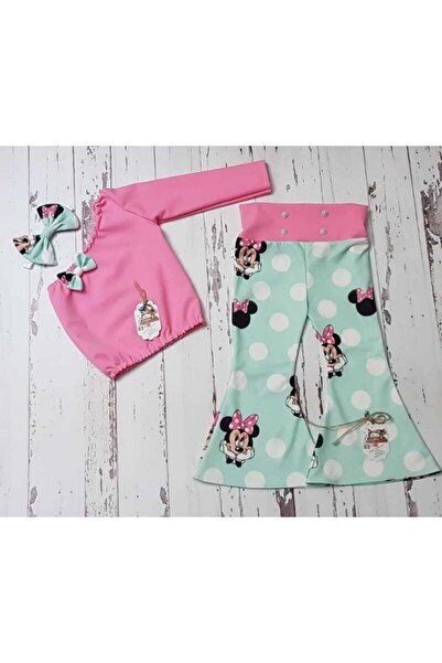 NA ADDESIGN Дівчачий комплект з брюками та блузою Miki Ispanyol