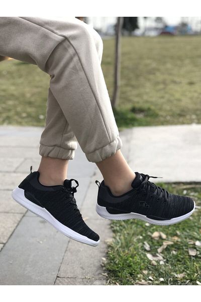 lumberjack 2021 Season Wolky Black Women's Sneakers - New Logo and Imported Design