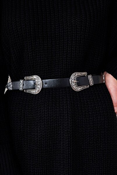 UCCELLO Çift Tokalı Kemer