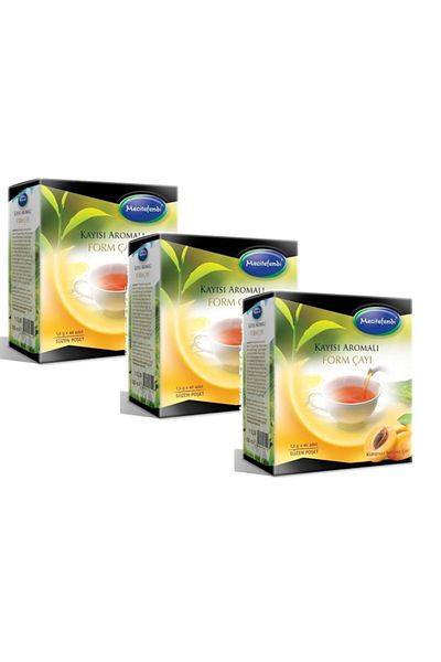 Mecitefendi 40-piece Filtered Bags - 3 Pieces of Apricot Flavored Form Tea
