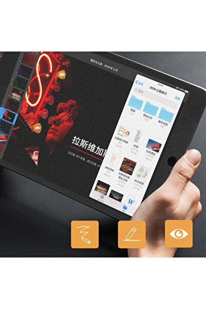 Ally Mobile Ally Ipad Pro-air 3,10.5 Inch Paper Like Film Darbe Emici Pet Ekr...