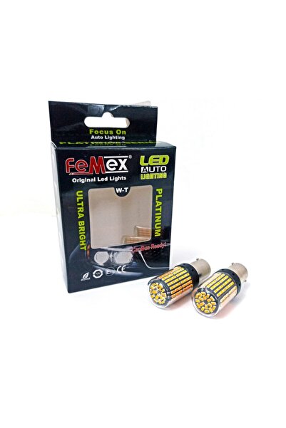 FEMEX Platinum Py21w-1156 Bau15s 150* Tek Duy Sinyal Led Ampul