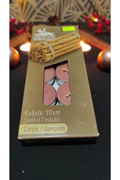 Bozkurt Mum Tarçın Kokulu Tealight Mum 10'lu