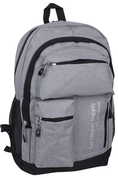 Bagacar 20101 Unisex καθημερινό και σχολικό σακίδιο πλάτης Γκρι