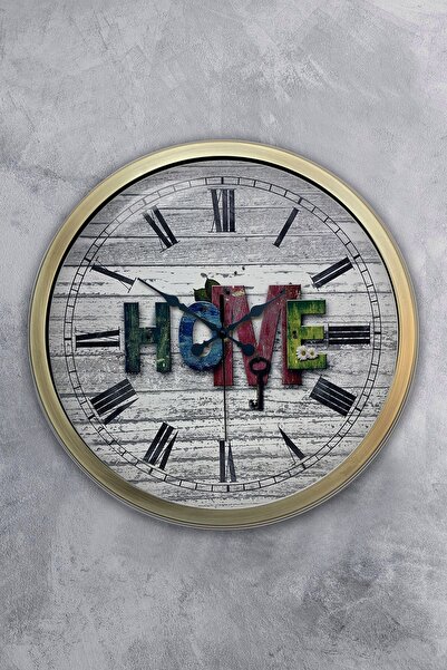 Dream Gift هدية ساعة حائط منزلية معدنية عتيقة مقاس 40 سم