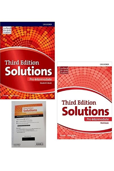 OXFORD UNIVERSITY PRESS Solutions Pre-ıntermediate Student's Book + Workbook ...