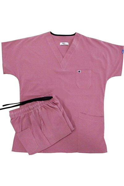 İBA MEDİKAL Kadın Gül Kurusu Likralı Takım