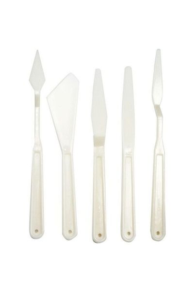 Rich White Rich Plastic Spatula Set of 5 - 11248