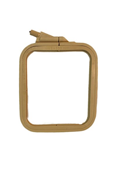 Nurge Şenel Yün Kare Plastik Kasnak No: 1 Çap 95* 110mm (9,5 X 11 Cm)