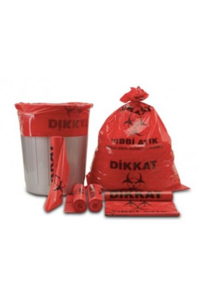 İhtiyaç Limanı Medical Waste Hospital Labaratuvar Garbage Bag 80x110 50 Pieces
