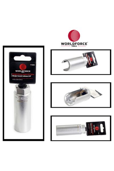WORLDFORCE TOOLS مفتاح ربط بمستشعر فتحة Worldforce 3/8 بوصة 22 مم