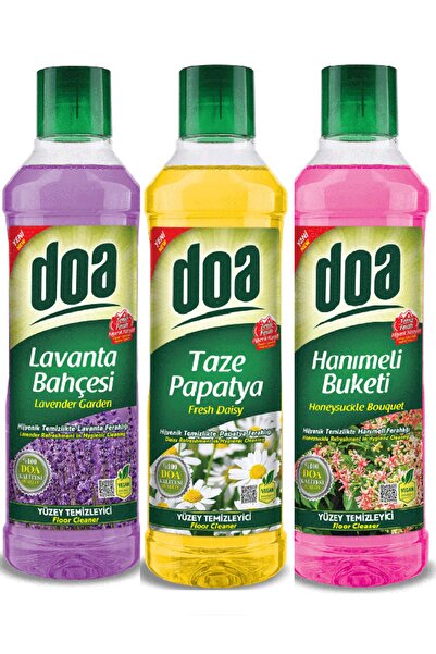 Doa Yüzey Temizleyici Hanımeli - Papatya - Lavanta 1000ml 3'lü Set