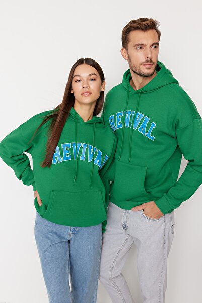 Trendyol Collection Sweatshirt - Grün - Oversized