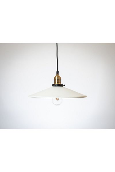 RİOLİGHT Retro25 Rustic Single Lampholder Metal Pendant Lamp for Kitchen Room and Hallway Cafes - Diameter: 38cm