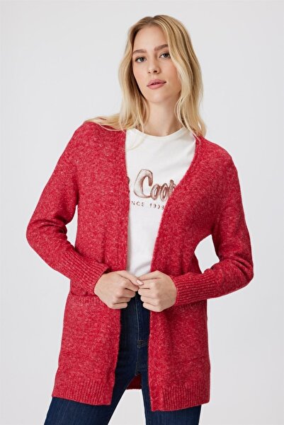 Lee Cooper Gloria Women's U. Sleeve Cardigan Pomegranate Flower