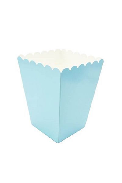 ECE PARTİ Corn Box Popcorn Blue 8 Pieces