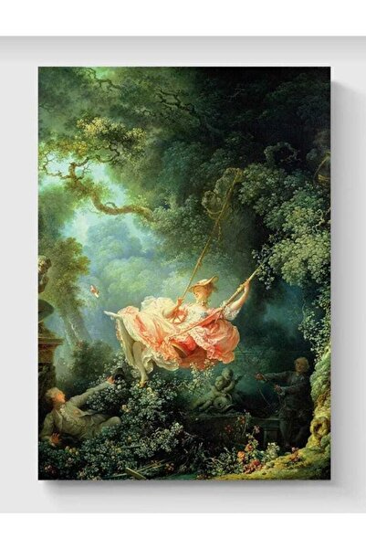fırsatlar diyarı Joean Honore Fragonard - The Swing - Masterpiece Tablo Ünlü ...