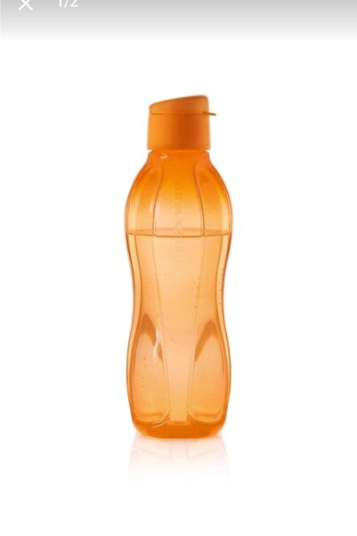 Tupperware زجاجة مياه إيكو + غطاء سهل 750 مل قارورة البابايا