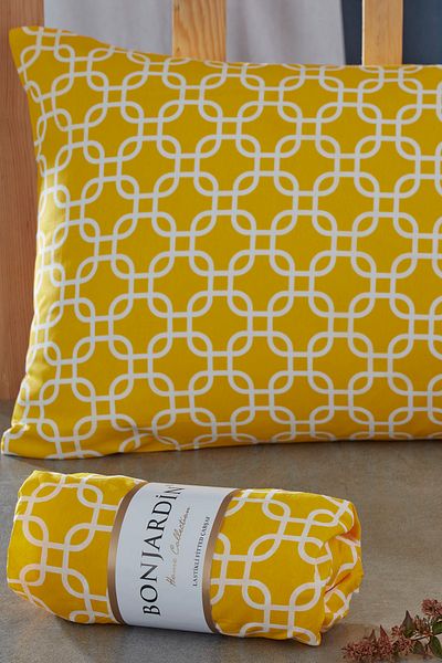 BONJARDİNHOME Single Fitted Sheet & One Pillow Case
