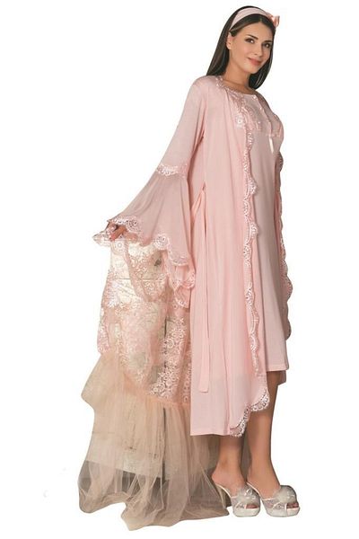 Mecit Pijama Σετ νυχτικό Mecit 5026 Maternity Dressing Gown
