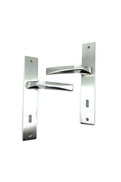 İSTANBUL DOOR HANDLES Kristal Aynalı Nikel Saten Kapı Kolu Oda