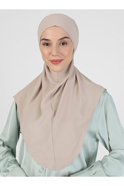 Ecardin Ανοιχτό τουρμπάνι κρεπ βιζόν - με γραβάτα και ζώνη, St 091