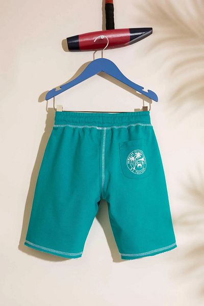 U.S. Polo Assn. Сини плетени шорти за момчета