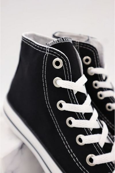 EFBUTİK Black High Top Shoes