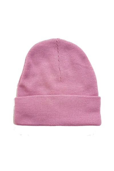 Köstebek Retro Vintage Pink Colored Plain Beret
