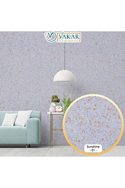 Vakar Premium Ipek Siva Sunshine 01 2kg Paket Beyaz Zemin Somon Desen