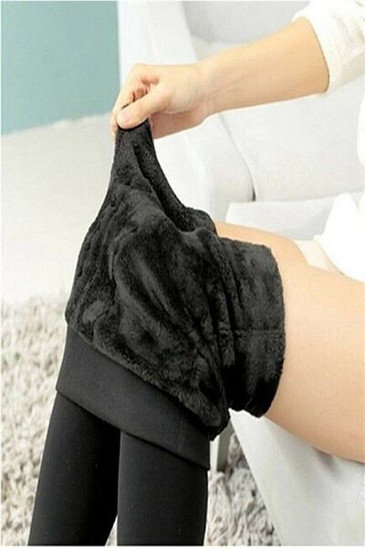 Sh Mağazacılık Plush Inside Winter Leggings Suitable for Daily Use