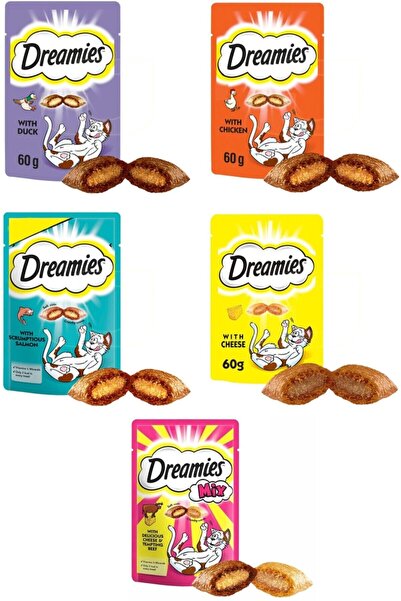 Dreamies 5'li Kedi Ödül Mama Seti