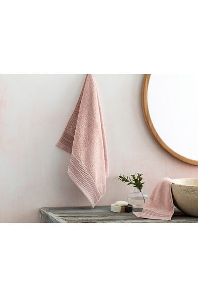 English Home Πετσέτα προσώπου Arıanna Pink Embroidered Cotton Face - 50x70 cm