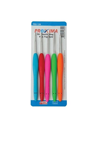PROXIMA Elastik Saplı Tığ Seti 5 Li ( 2,5 Mm - 3 Mm - 3,5 Mm - 4 Mm - 4,5 Mm )