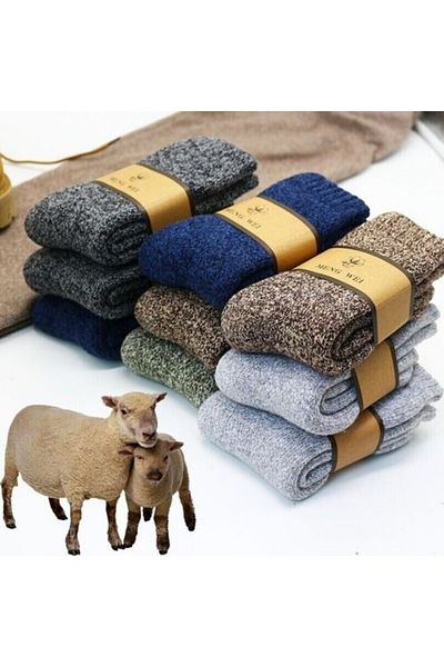 Pyjama Familya 6 пакета мъжки вълнени чорапи