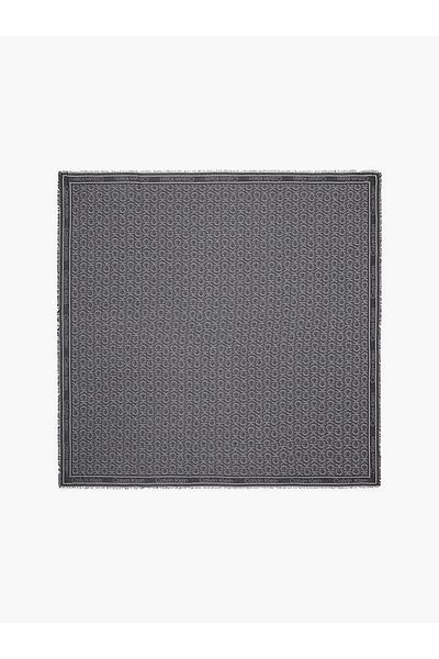 Calvin Klein Monogram Jacquard Scarf 120x120