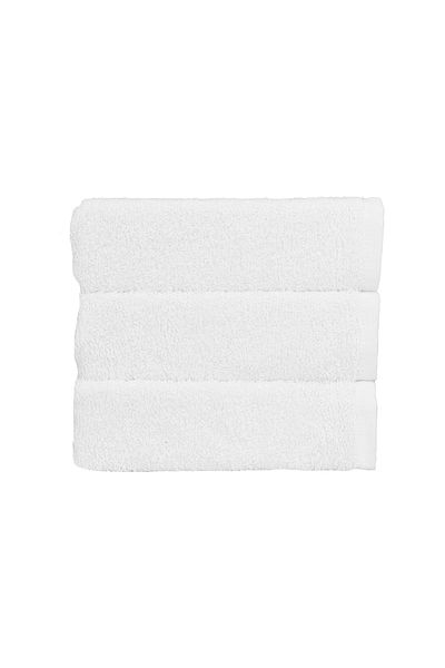 Lucy and Home Makeup, Face Towel Set of 3 30x30 Cm White