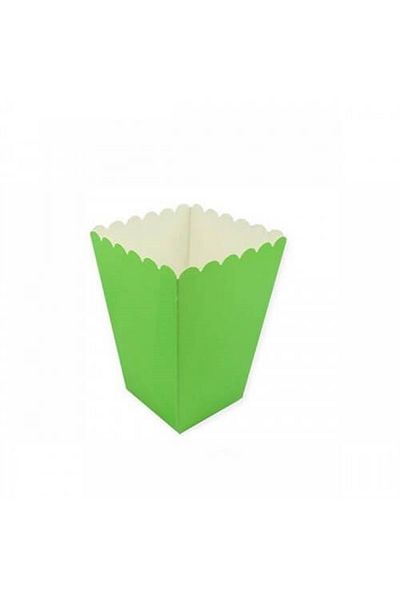ECE PARTİ Corn Box Popcorn Green 8 Pieces